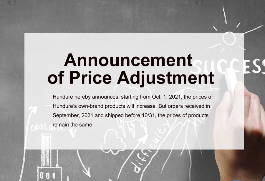 Letter of Price Adjustment Announcement 1 Announcement of price adjustment