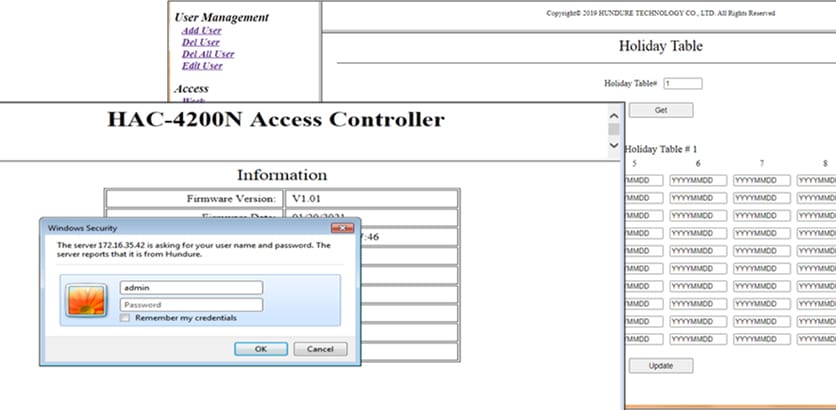Hundure HAC-4200N Web版4門門禁控制面板 4 news en 062